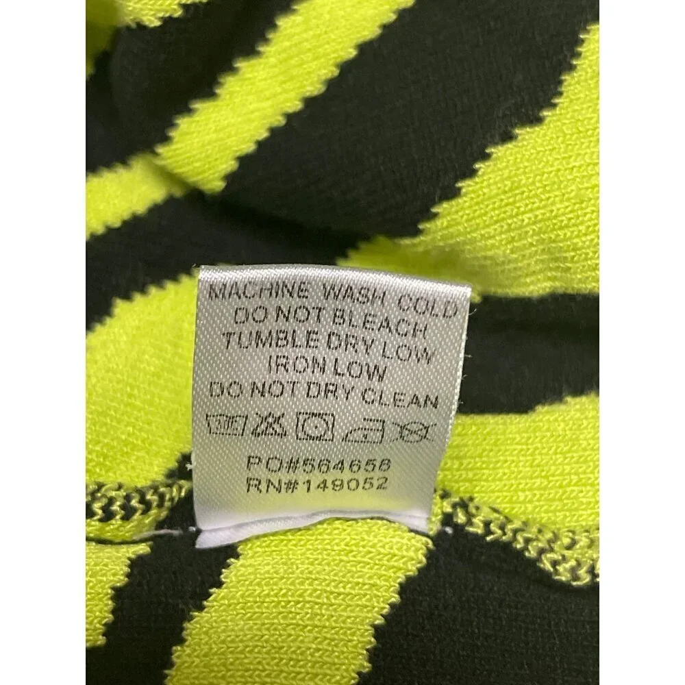 Fashion Nova Women's Wild Thing Lime Black Sweater Dress Knit Size 2X - Picture 10 of 10